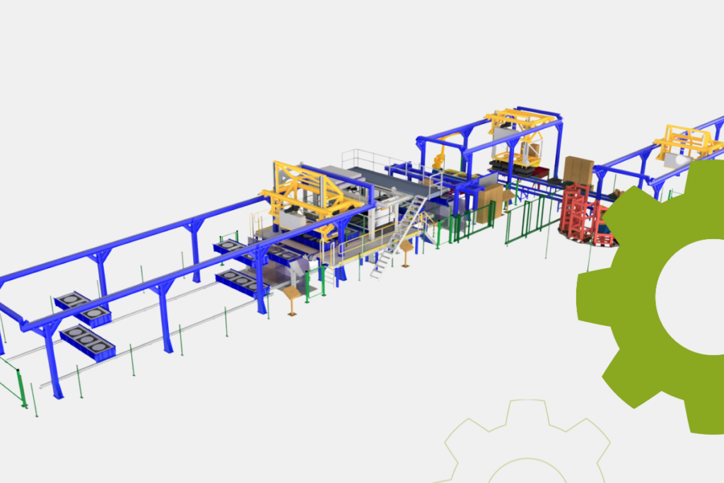 Engineering geautomatiseerde productielijn putranden fabriek